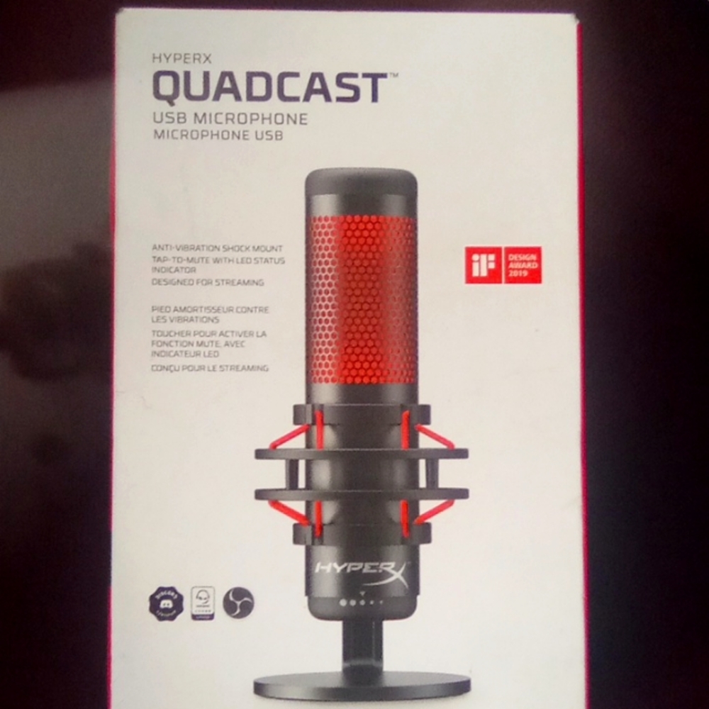 HyperX Quadcast USB microphone